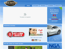 Tablet Screenshot of premierautoglassdfw.com